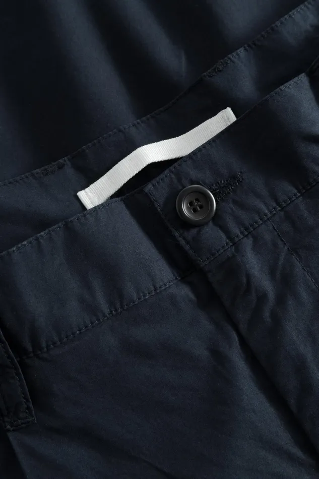 Men Benn Relaxed Typewriter Pleated Trouser Dark Navy Norse Projects Trousers