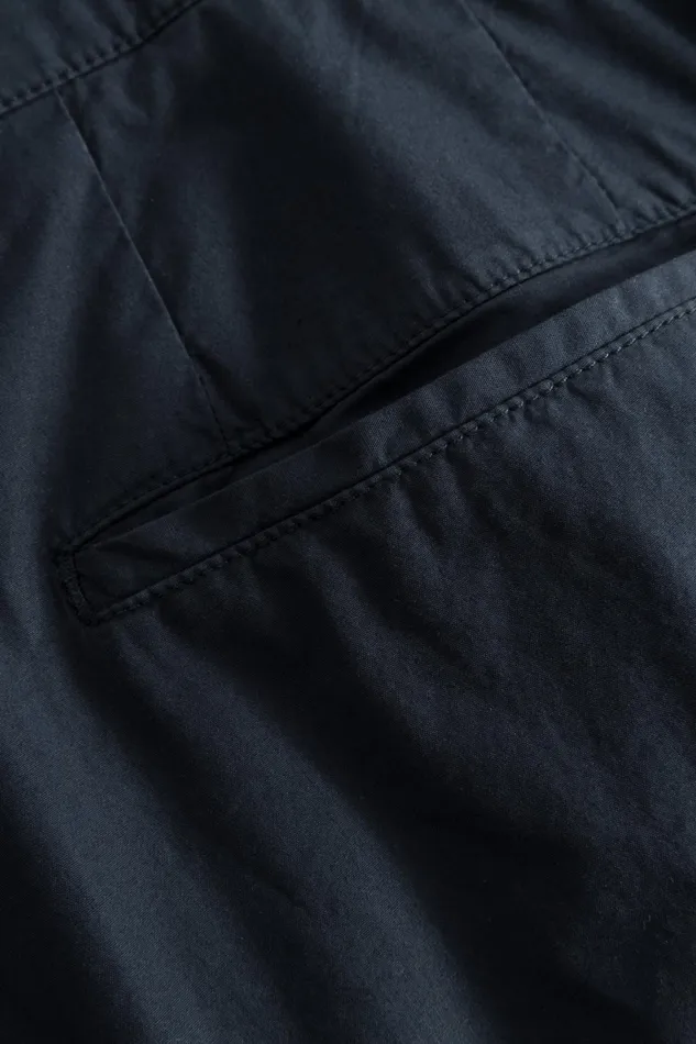 Men Benn Relaxed Typewriter Pleated Trouser Dark Navy Norse Projects Trousers