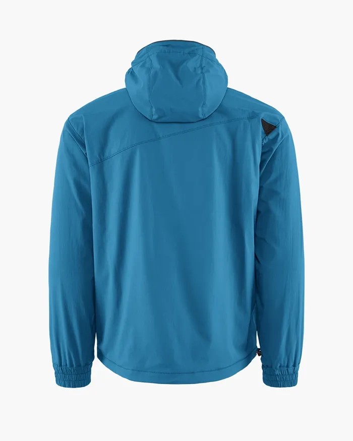 Men Bestla WindProtecting Anorak Blue Sapphire Klttermusen Wind Resistant Jackets