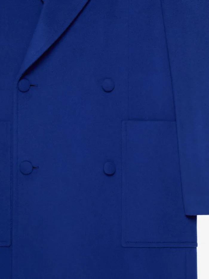 Men Coats and Jackets Givenchy Oversized Coat In Wool And Cashmere Royal Blue Men Coats and Jackets Givenchy Oversized Coat In Wool And Cashmere Royal Blue