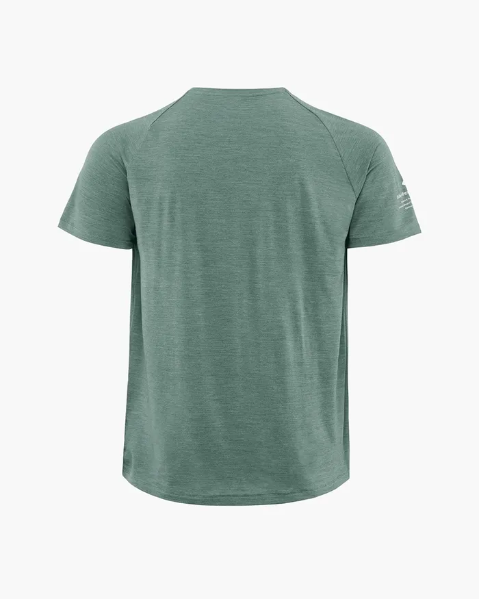 Men Fafne Activity Base Layer Tee Faded Green Klttermusen Base Layers