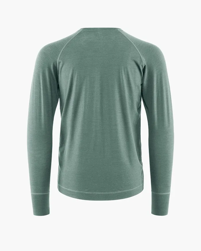 Men Fafne Baselayer Crewneck Faded Green Klttermusen Base Layers