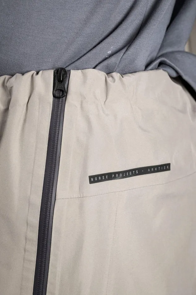 Men GoreTex 3L Rain Pant Mid Khaki Norse Projects Trousers