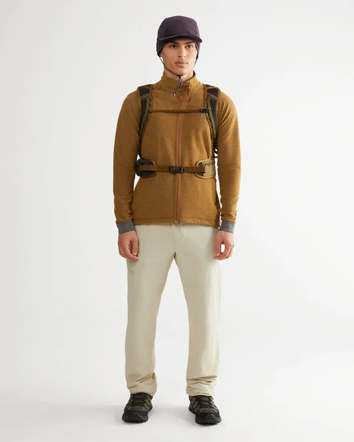Men Hdur Zip Jacket Mustard Klttermusen Fleeces and Sweaters