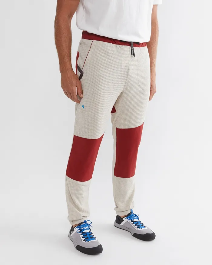 Men Hugin 210 Wuru Active Pant M039s White Clayruby Red Klttermusen Pants