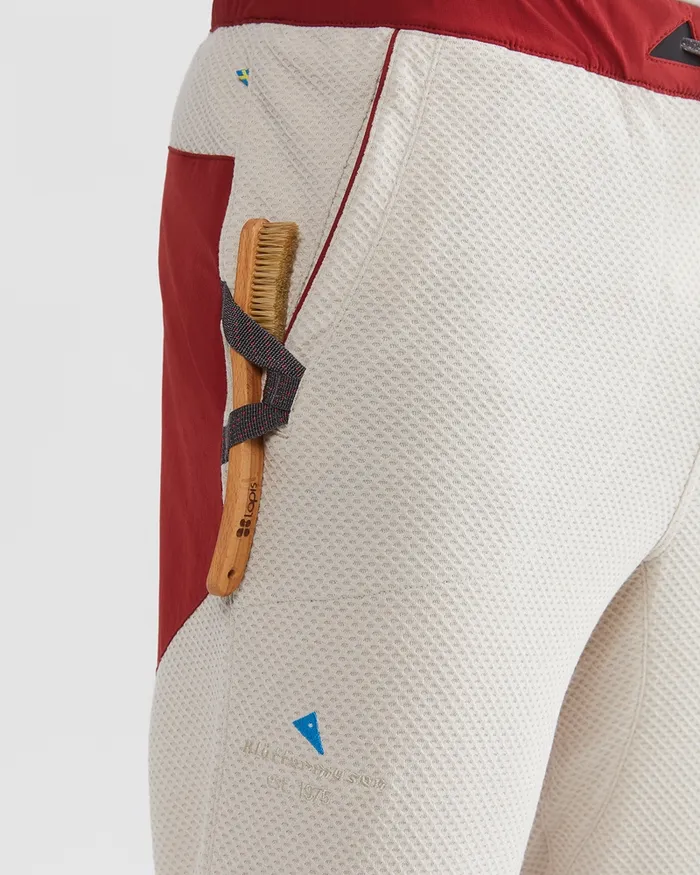 Men Hugin 210 Wuru Active Pant M039s White Clayruby Red Klttermusen Pants