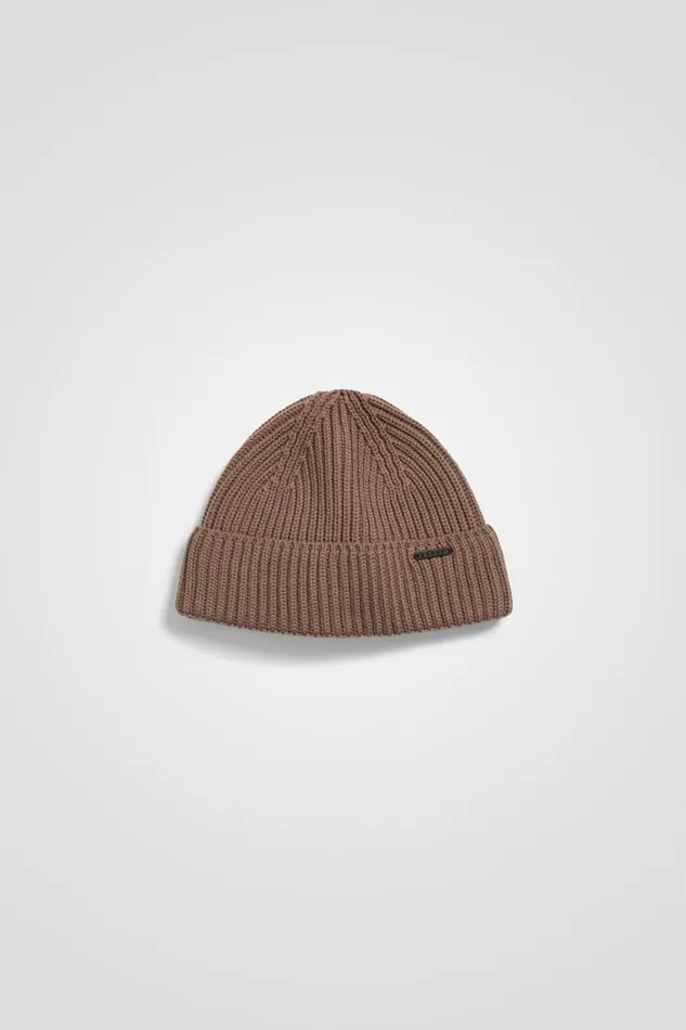 Men Hybrid Rib Beanie Stretch Wool Ecru Norse Projects Beanies