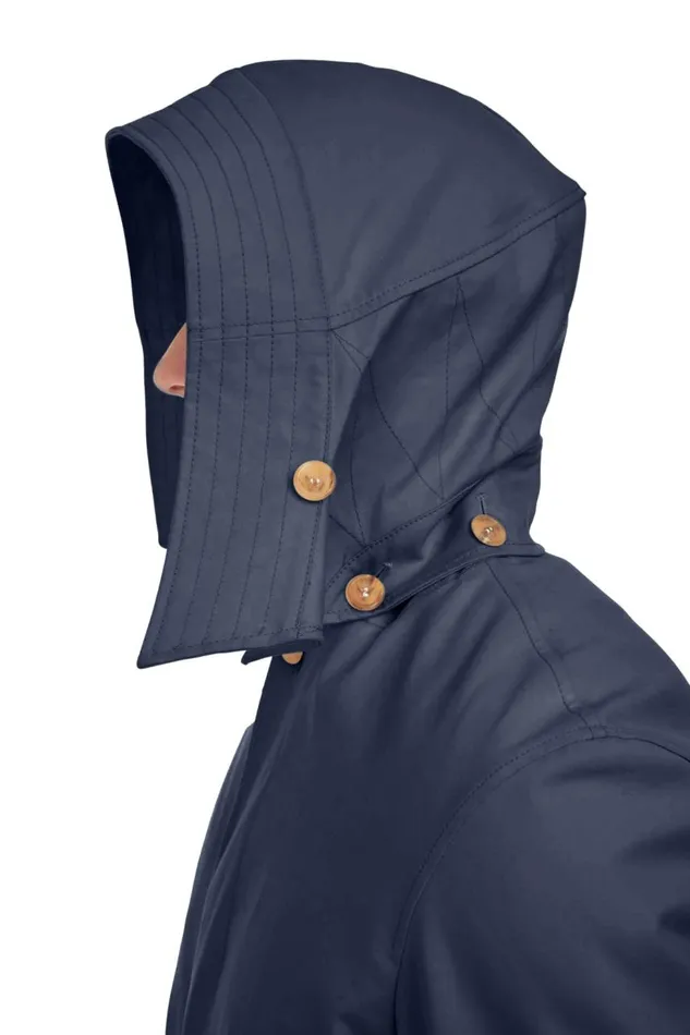 Men Jackets and Outerwear Gabriela Hearst Malraux Parka In Dark Navy Cotton