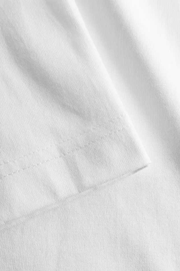 Men Johannes Organic Kanonbadsvej Print Tshirt White Norse Projects TShirts