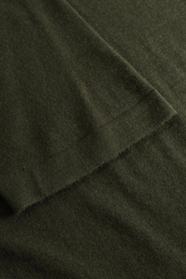 Men Jon Tech Merino SS Polo Army Green Norse Projects Knitwear