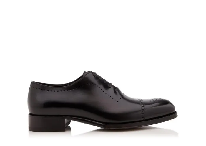 Men Laceups Tom Ford Edgar Oxford Brogue Black