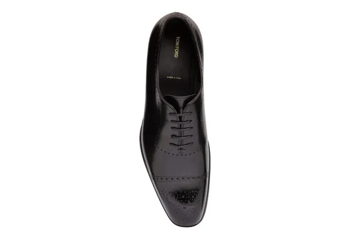 Men Laceups Tom Ford Edgar Oxford Brogue Black Men Laceups Tom Ford Edgar Oxford Brogue Black