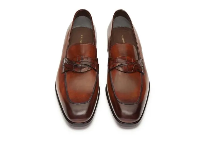 Men Loafers Tom Ford Elkan Twisted Band Loafers Mink Men Loafers Tom Ford Elkan Twisted Band Loafers Mink