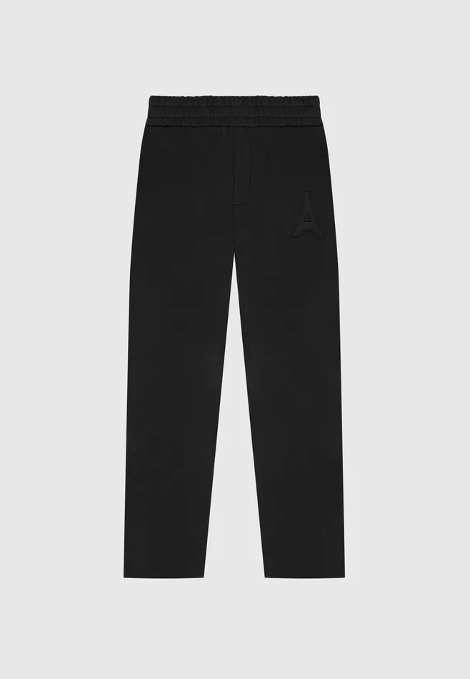 Men Manire De Voir ternel Eiffel Embossed Joggers Black