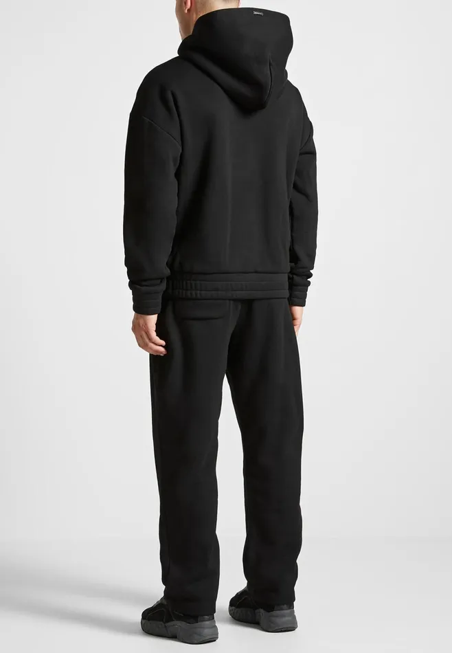 Men Manire De Voir ternel Eiffel Embossed Joggers Black