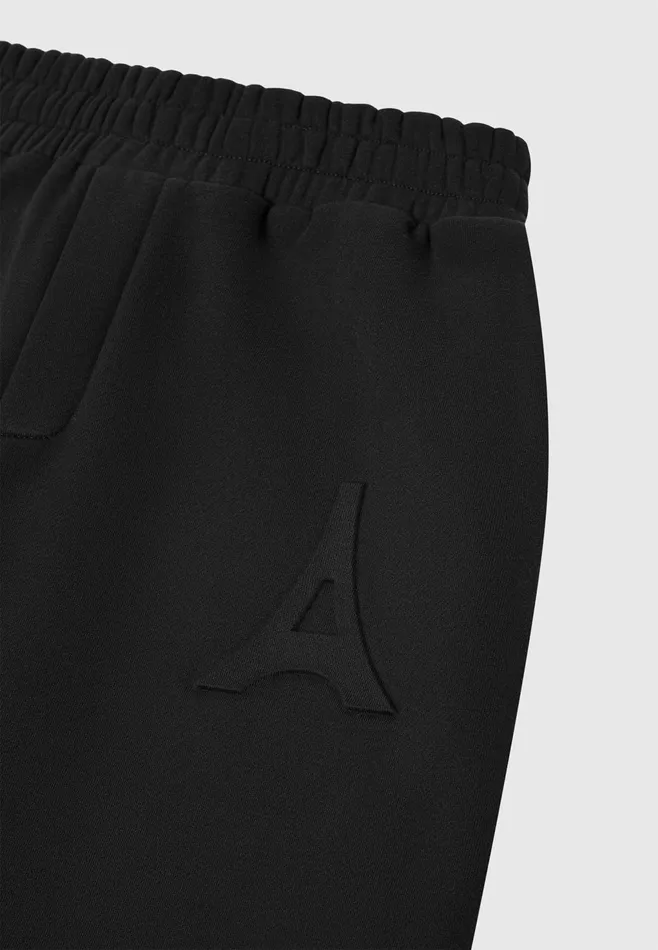 Men Manire De Voir ternel Eiffel Embossed Joggers Black