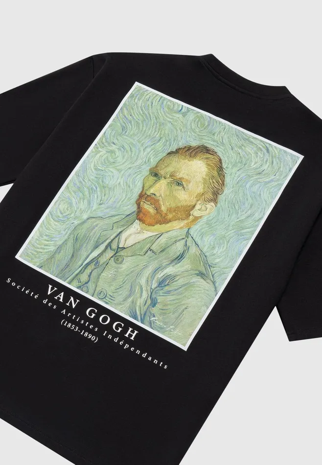 Men Manire De Voir Van Gogh Self Portrait TShirt Black