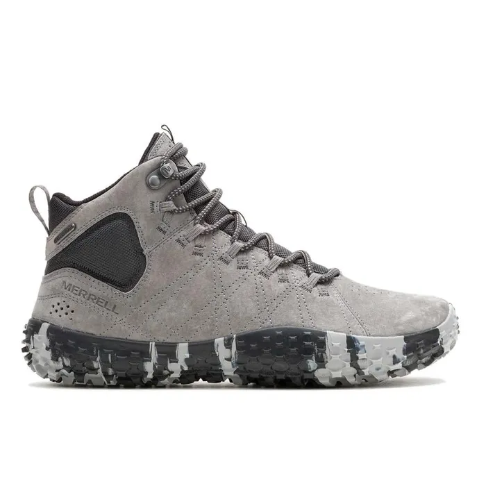 Men Merrell Boots Wrapt Mid Waterproof Charcoal