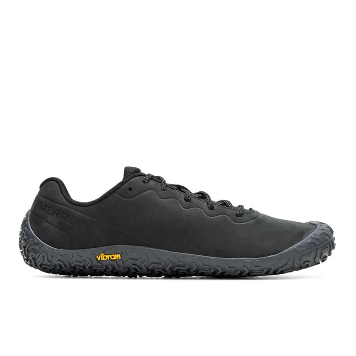 Men Merrell Shoes Vapor Glove 6 Leather Black