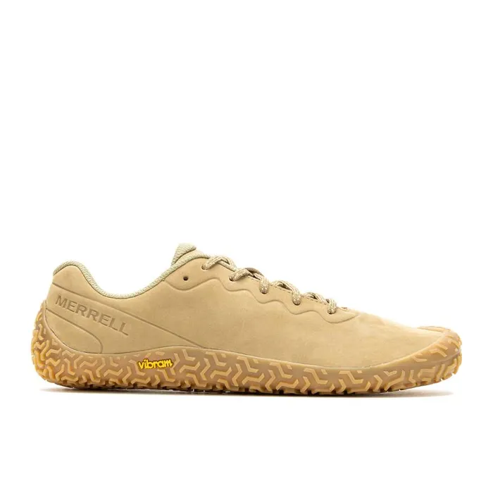 Men Merrell Shoes Vapor Glove 6 Leather Coyote