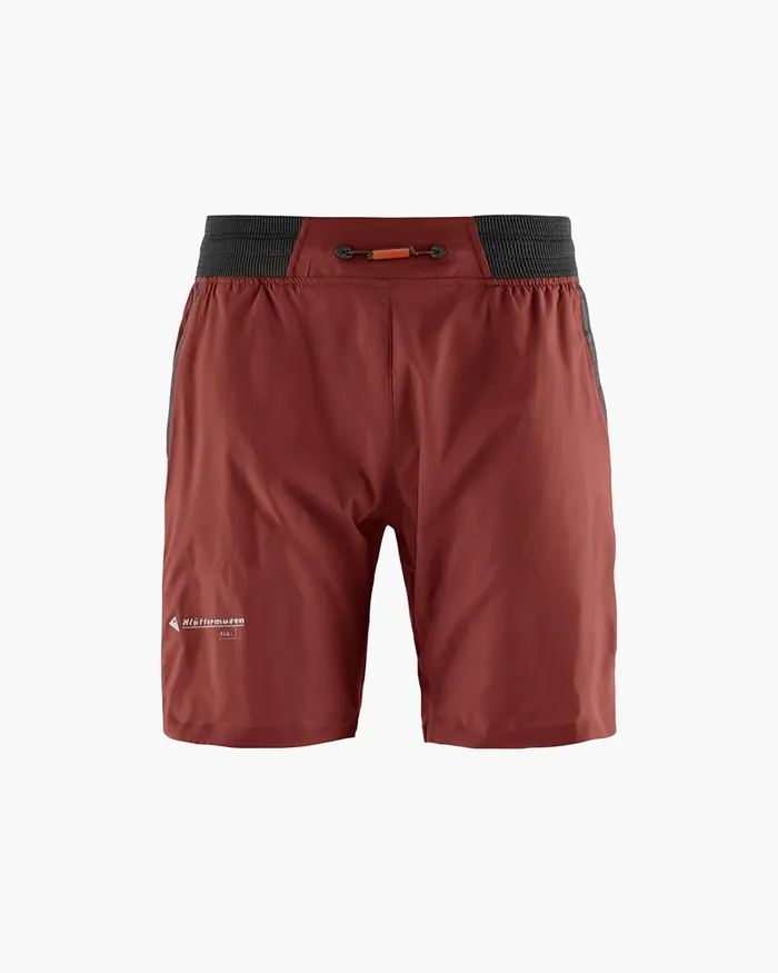 Men Nal Ultramid Shorts Madder Red Klttermusen Shorts