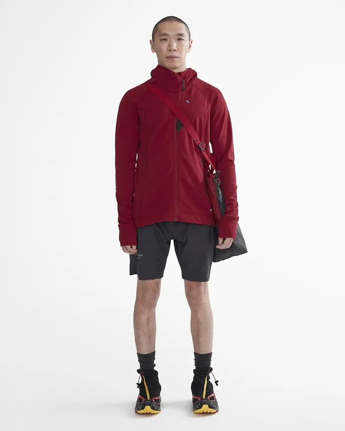 Men Nal Ultramid Shorts Madder Red Klttermusen Shorts