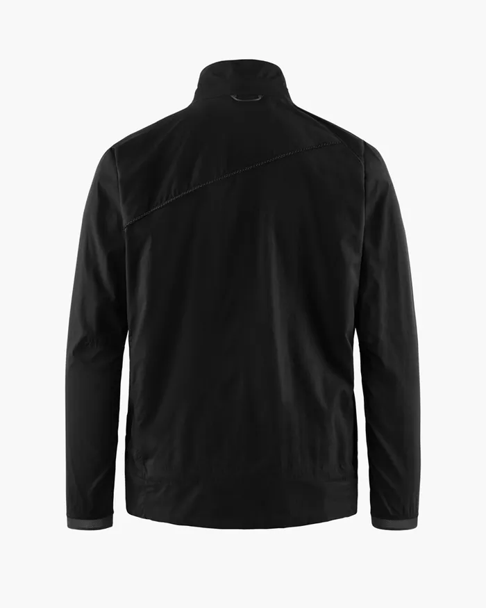 Men Nal Windbreaker Jacket Black Klttermusen Wind Resistant Jackets