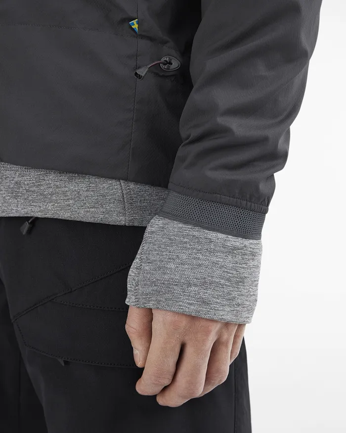 Men Nal Windbreaker Jacket Black Klttermusen Wind Resistant Jackets