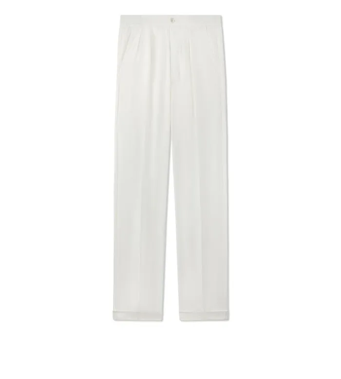 Men Pants and Shorts Tom Ford Lightweight Lyocell Pleat Lounge Pant