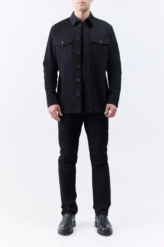 Men Pants Gabriela Hearst Anthony Five Pocket Pant In Black Organic Denim