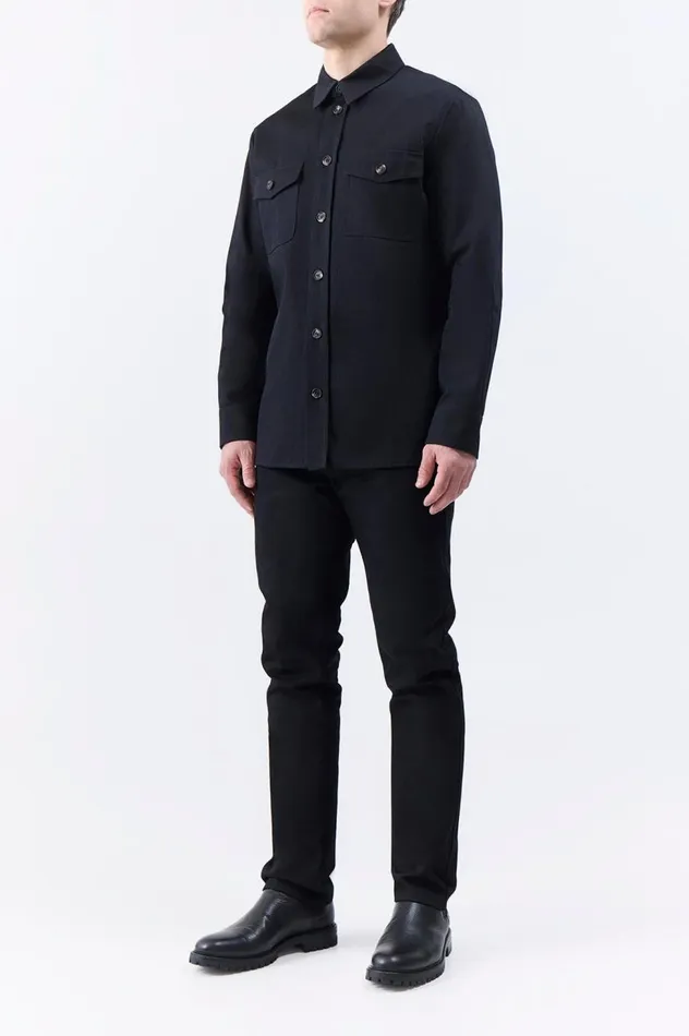 Men Pants Gabriela Hearst Anthony Five Pocket Pant In Black Organic Denim
