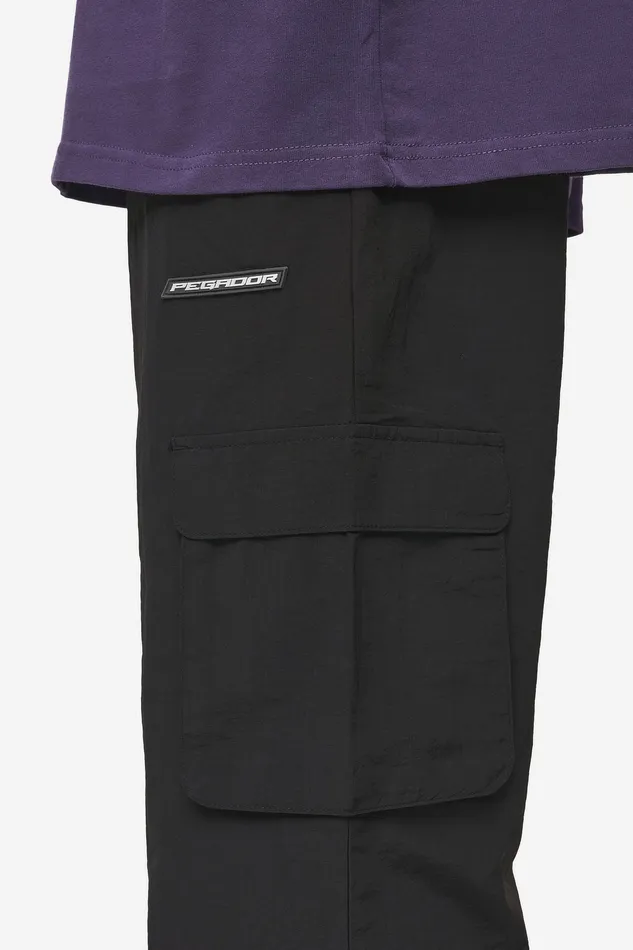Men Pegador Cargos Laight Cargo Tech Pants Black