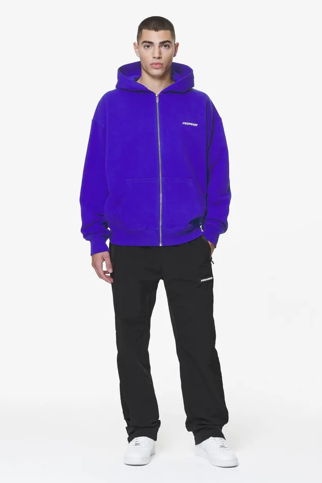 Men Pegador Hoodies Devon Oversized Sweat Jacket Washed Endless Blue Men Pegador Hoodies Devon Oversized Sweat Jacket Washed Endless Blue