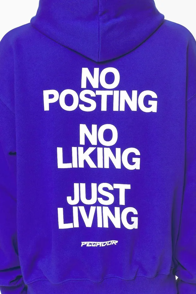 Men Pegador Hoodies Devon Oversized Sweat Jacket Washed Endless Blue Men Pegador Hoodies Devon Oversized Sweat Jacket Washed Endless Blue
