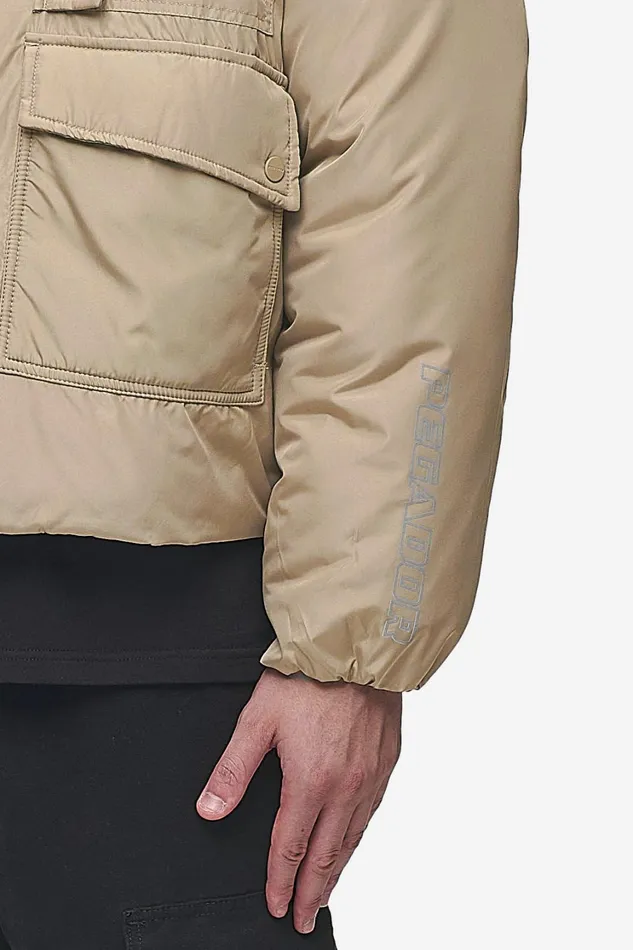 Men Pegador Jacken Jean Utility Puffer Jacket Sand Men Pegador Jacken Jean Utility Puffer Jacket Sand