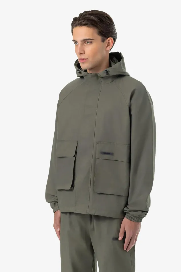 Men Pegador Jacken Pierce Boxy Tech Jacket Faded Olive Men Pegador Jacken Pierce Boxy Tech Jacket Faded Olive