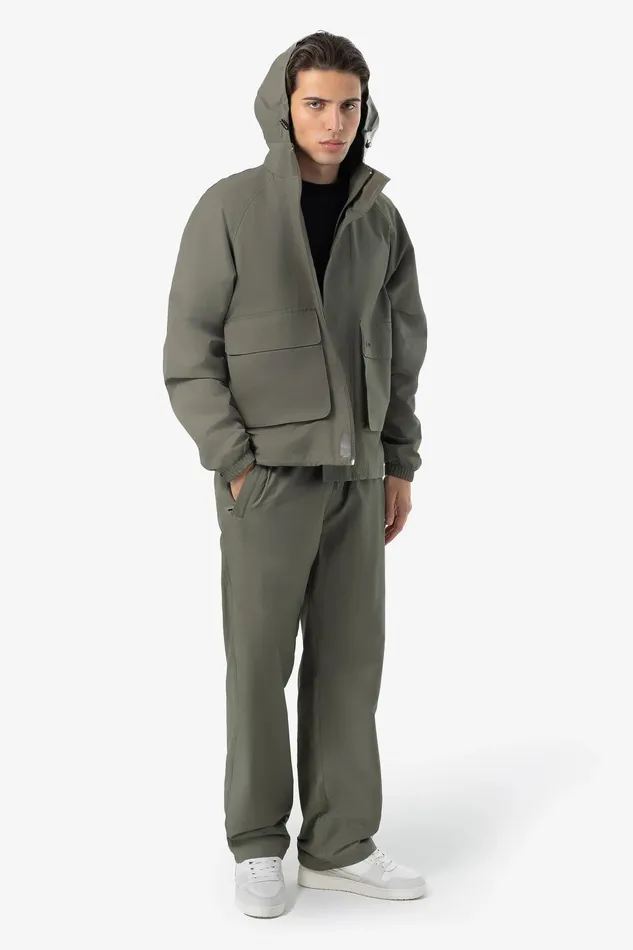 Men Pegador Jacken Pierce Boxy Tech Jacket Faded Olive Men Pegador Jacken Pierce Boxy Tech Jacket Faded Olive