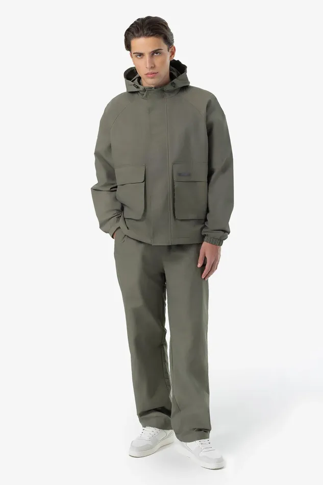 Men Pegador Jacken Pierce Boxy Tech Jacket Faded Olive Men Pegador Jacken Pierce Boxy Tech Jacket Faded Olive