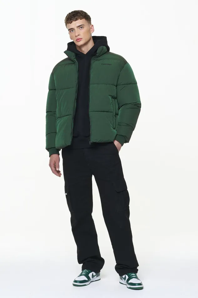 Men Pegador Jacken Solin Crushed Puffer Jacket British Green Men Pegador Jacken Solin Crushed Puffer Jacket British Green