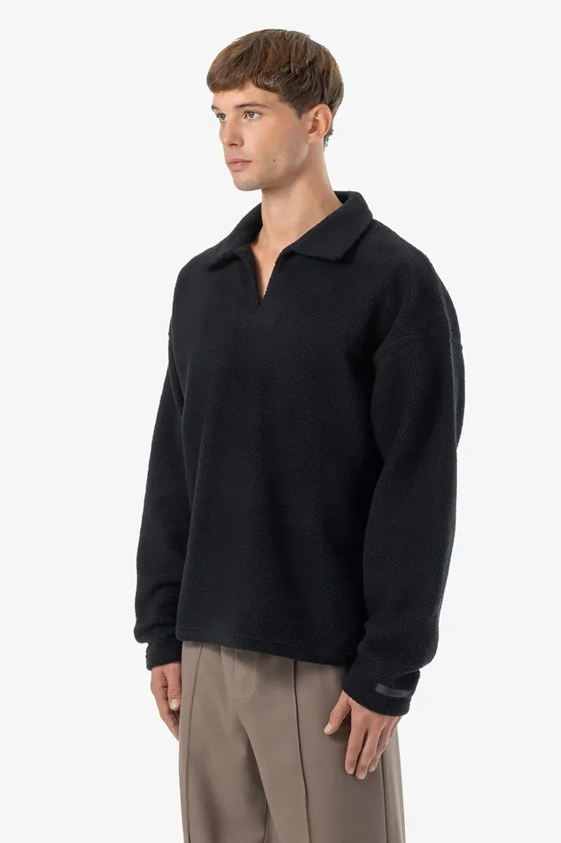 Men Pegador Longsleeves Grand Fleece Collar Longsleeve Black Men Pegador Longsleeves Grand Fleece Collar Longsleeve Black