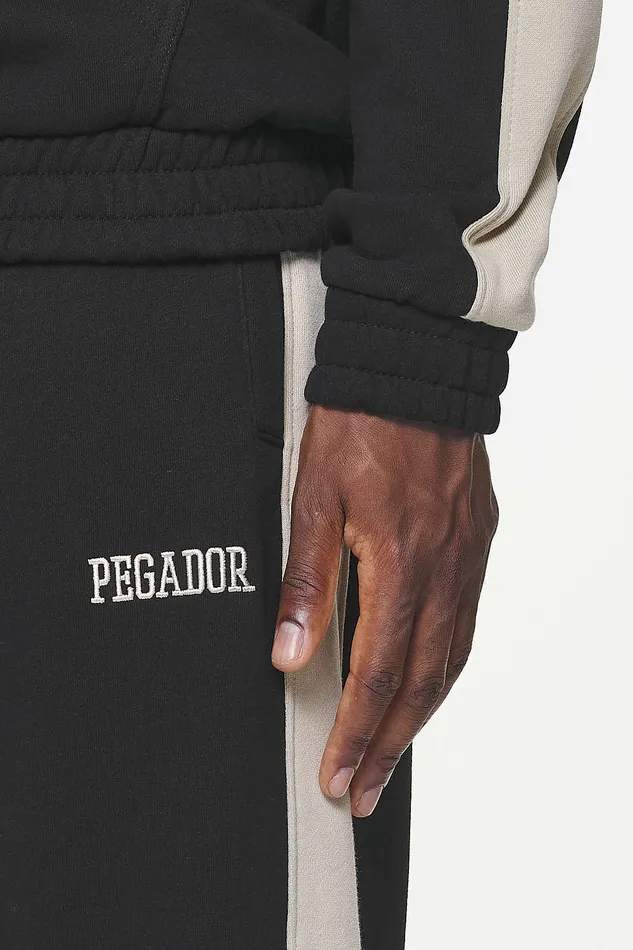Men Pegador Pants and Joggers Aytoun Heavy Sweat Pants Vintage Washed Onyx Black Men Pegador Pants and Joggers Aytoun Heavy Sweat Pants Vintage Washed Onyx Black