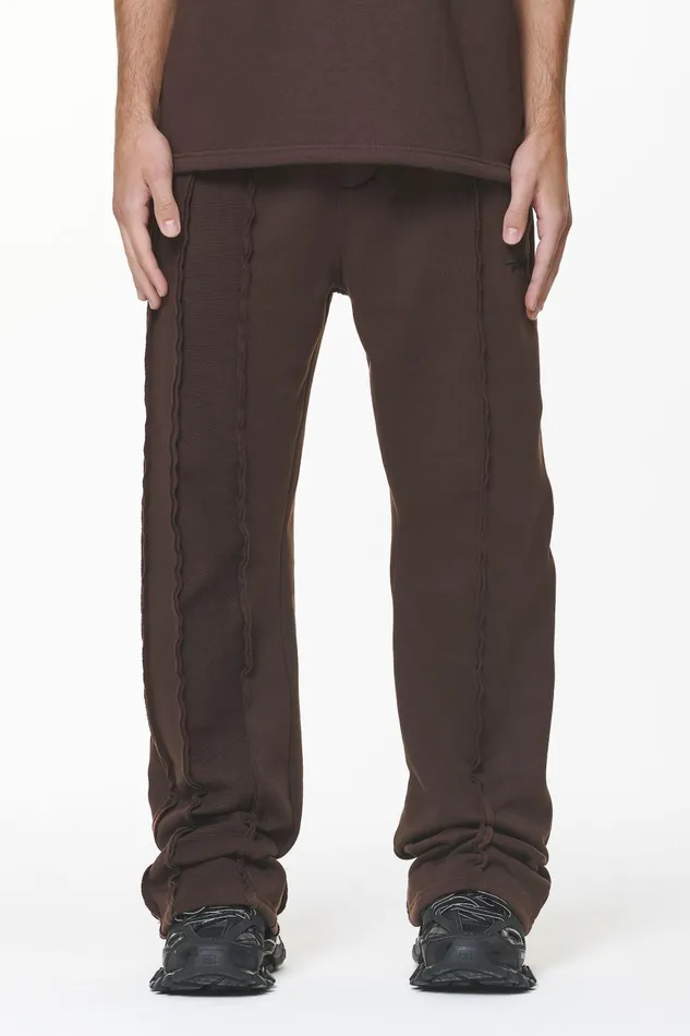 Men Pegador Pants and Joggers Wyso Inside Out Terry Sweat Pants Washed Oak Brown Men Pegador Pants and Joggers Wyso Inside Out Terry Sweat Pants Washed Oak Brown