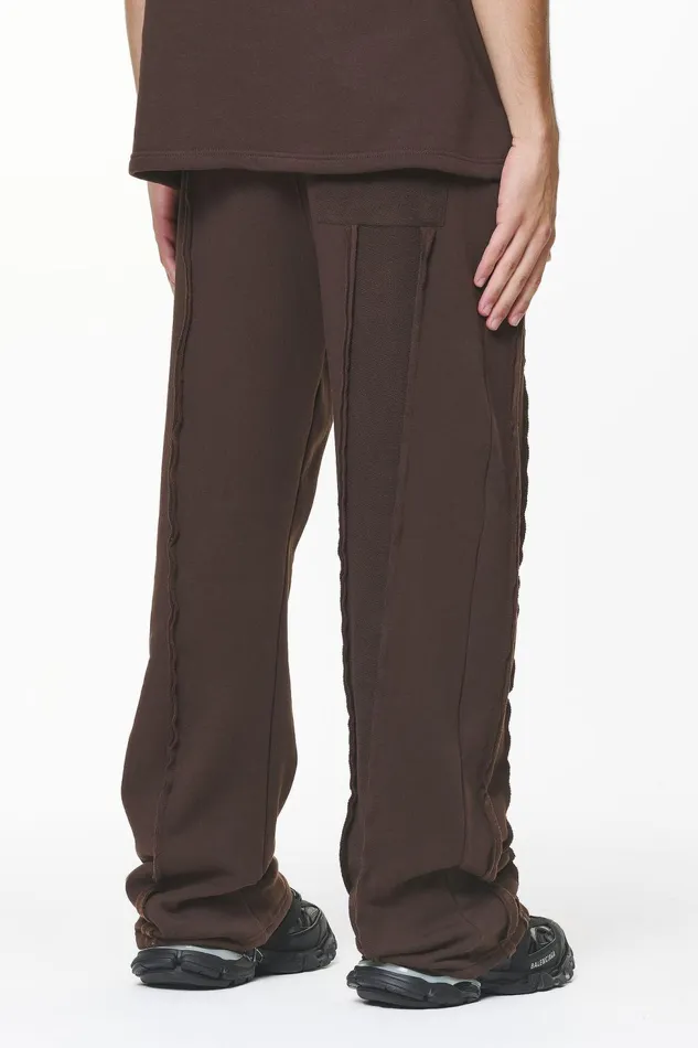 Men Pegador Pants and Joggers Wyso Inside Out Terry Sweat Pants Washed Oak Brown Men Pegador Pants and Joggers Wyso Inside Out Terry Sweat Pants Washed Oak Brown