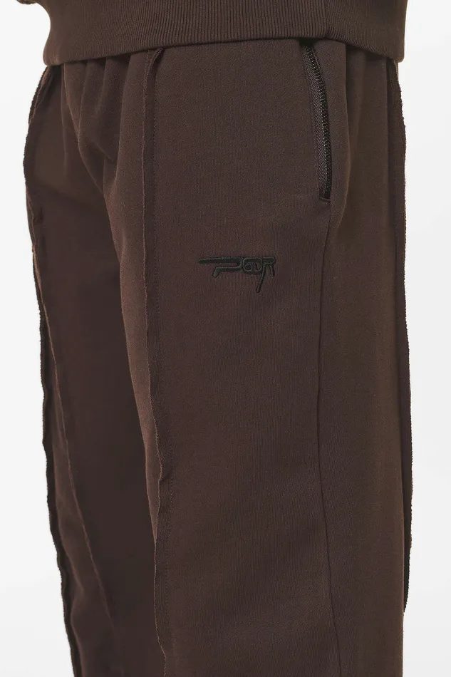 Men Pegador Pants and Joggers Wyso Inside Out Terry Sweat Pants Washed Oak Brown Men Pegador Pants and Joggers Wyso Inside Out Terry Sweat Pants Washed Oak Brown