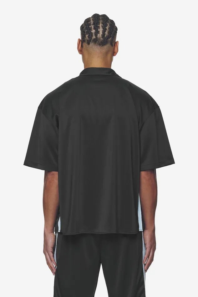 Men Pegador Shirts Zeno Boxy Shirt Black Baby Blue Men Pegador Shirts Zeno Boxy Shirt Black Baby Blue