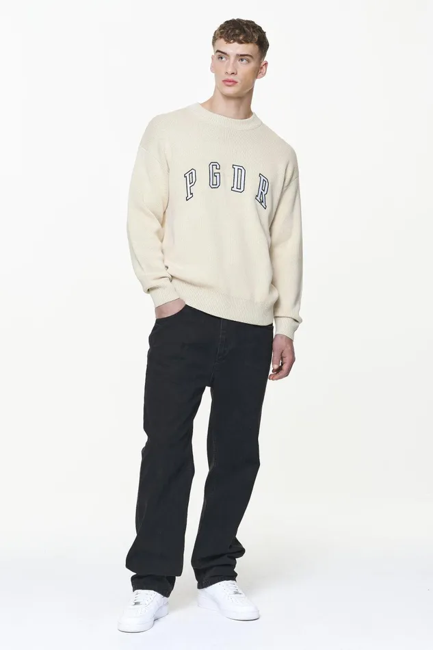 Men Pegador Sweaters Spear Knit Sweater Kingdom Beige Men Pegador Sweaters Spear Knit Sweater Kingdom Beige