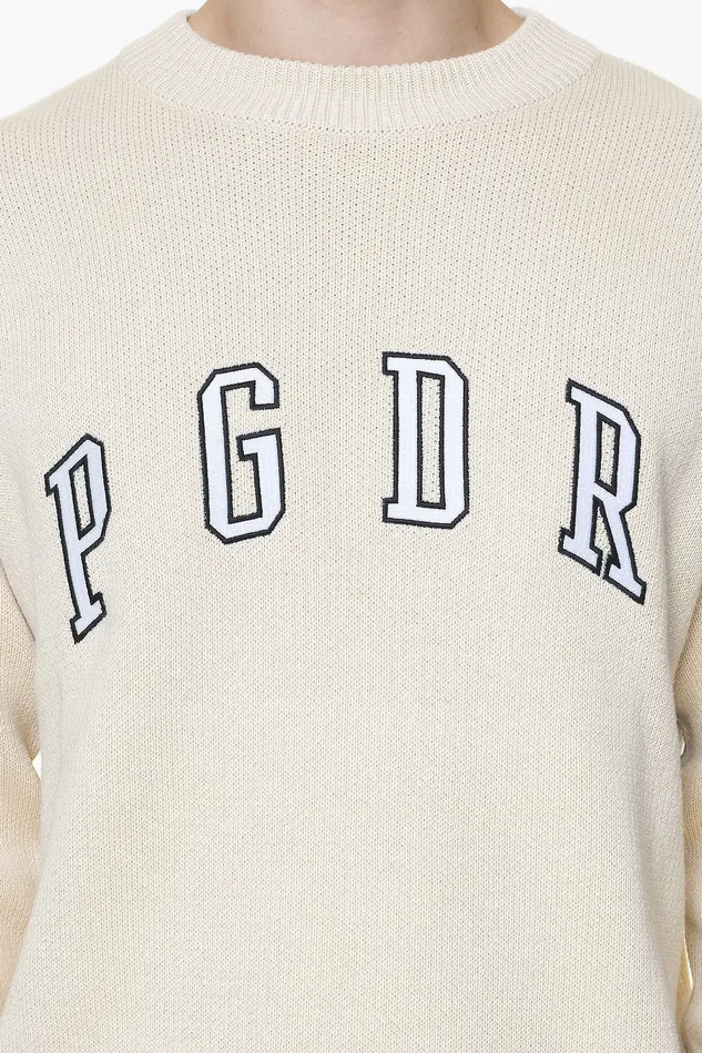 Men Pegador Sweaters Spear Knit Sweater Kingdom Beige Men Pegador Sweaters Spear Knit Sweater Kingdom Beige