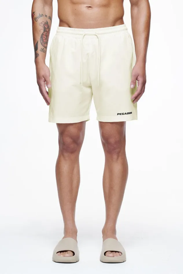 Men Pegador Swim Shorts Logo Swim Shorts Unbleached