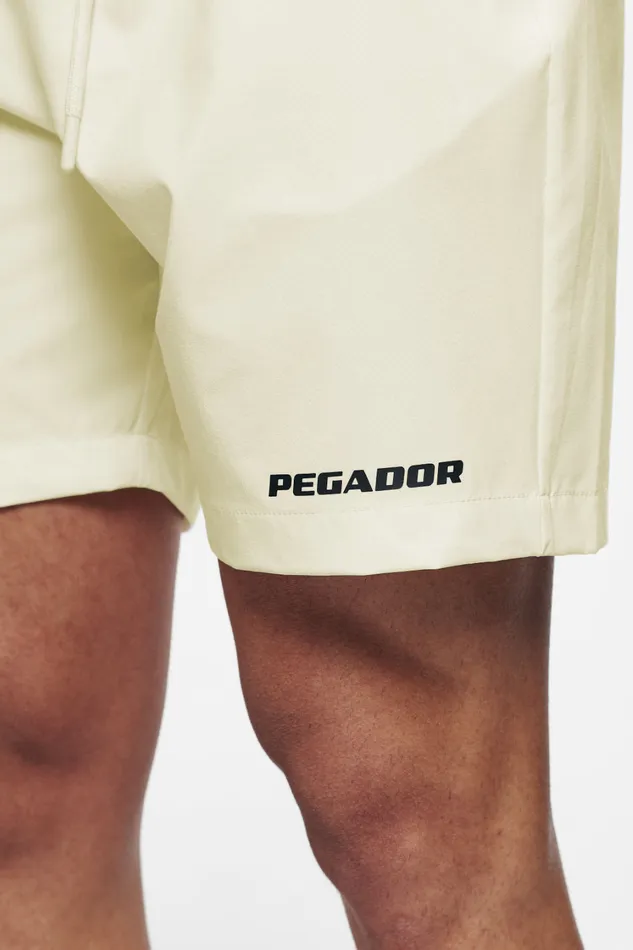 Men Pegador Swim Shorts Logo Swim Shorts Unbleached Men Pegador Swim Shorts Logo Swim Shorts Unbleached