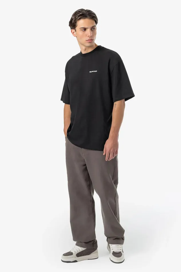 Men Pegador Tees Allis Oversized Tee Washed Black Men Pegador Tees Allis Oversized Tee Washed Black